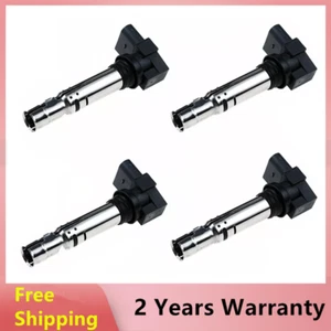 4PCS Ignition Coils Fits For VW Golf 1.4 TSI VW Polo Jetta 1.6 FSI Tiguan Beetle - Picture 1 of 8