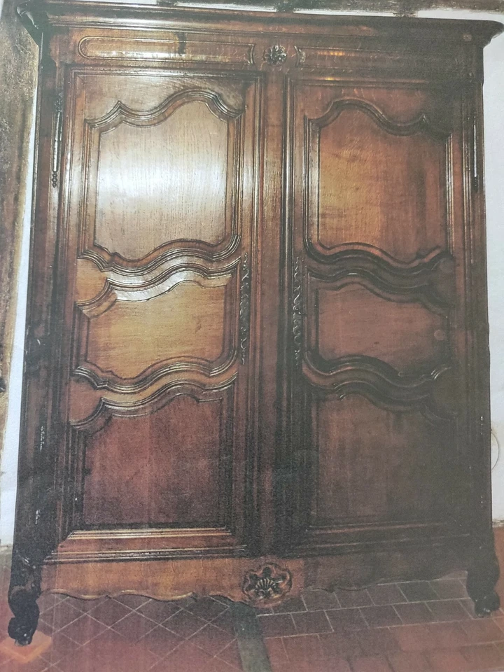 Armoire Style Louis XV Chêne - Photo 1/1