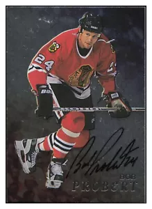 1998-99 ITG In the Game Be a Player Silver Bob Probert #181 automático - Imagen 1 de 2