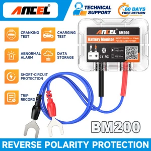 ANCEL BM200 12V Car Battery Load Tester Bluetooth Auto Battery Monitor Analyzer - Picture 1 of 12