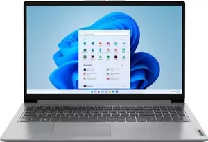 Lenovo Ideapad 1 15.6" FHD Laptop - Intel Core i5-1235U 12GB DDR4 512GB SSD - Picture 1 of 6