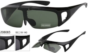 SURLUNETTES DE SOLEIL FLIP UP CLIP VERRE RELEVABLE POLARISANTES LUNETTES 208083 - Imagen 1 de 10