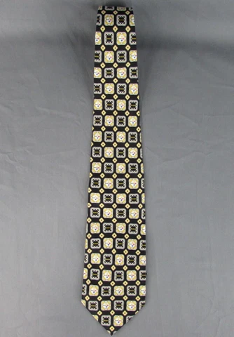 Pittsburgh Steelers Necktie NFL Medallion Logos Black 100% Silk Eagles Wings Cover