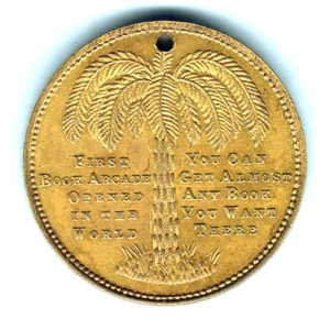 Australia - Coles Token. 6 Easy Writing Pens / 1st Book Arcade. Gilt, 31mm.. gEF - Imagen 1 de 2