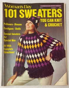 WOMEN'S DAY MAGAZINE NO 5 101 SWEATERS YOU CAN KNIT & CROCHET - Picture 1 of 2
