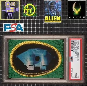 1979 Topps Alien Sticker - 6 Escape Shuttle Narcissus - PSA 9 MINT - Picture 1 of 4