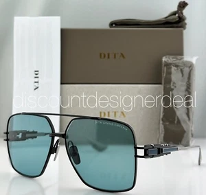 Gafas de sol DITA GRAND EMPERIK DTS159-A-02 mate negro marco plateado azul lente AR - Imagen 1 de 10