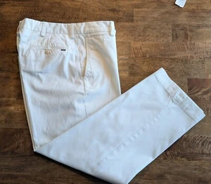 Polo Ralph Lauren Polo Suffield Pant 36x30 White VTG Preppy Pima Cotton - Picture 1 of 6
