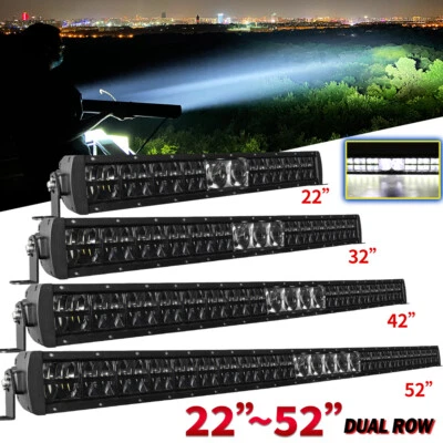 Dual Row 22 32 42inch Laser Led Light Bar Combo Driving Lamp For Truck Offroad - Image 1 of 4