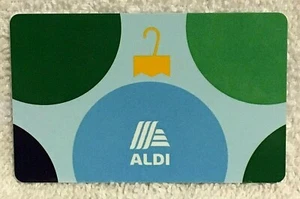 Aldi Aldi's Supermarkets Christmas Ornaments Holidays Blue Green 2021 Gift Card - Picture 1 of 1