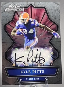 Wild Card Alumination 2021 Kyle Pitts PRC Rookie Auto Florida Atlanta Falcons - Imagen 1 de 2