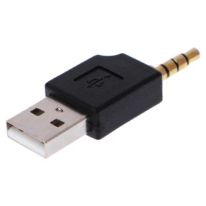 3.5mm to USB 2.0 Male Aux Auxiliary Adapter For for iPod for Shuffle 1st 2 - Picture 1 of 8