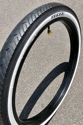 Reifen Kenda Kraze 26 x 2.125 Flanke weiß Fahrrad Cruiser Chopper Boardtracker - Bild 1 von 4