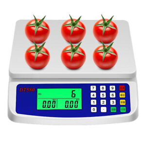30KG/1g Electronic Price Computing Scale Commercial Food Meat Weighting Scale