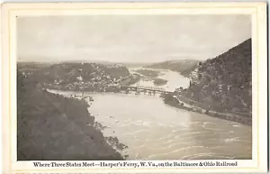 Harper's Ferry, West Virginia Baltimore & Ohio Railroad c1910s Vintage Postkarte - Bild 1 von 2