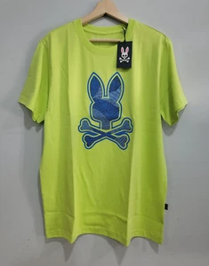 NWT! Psycho Bunny Men Print Graphic Tee T Shirt Size 7 X-Large 100% Pima Cotton - Picture 1 of 16
