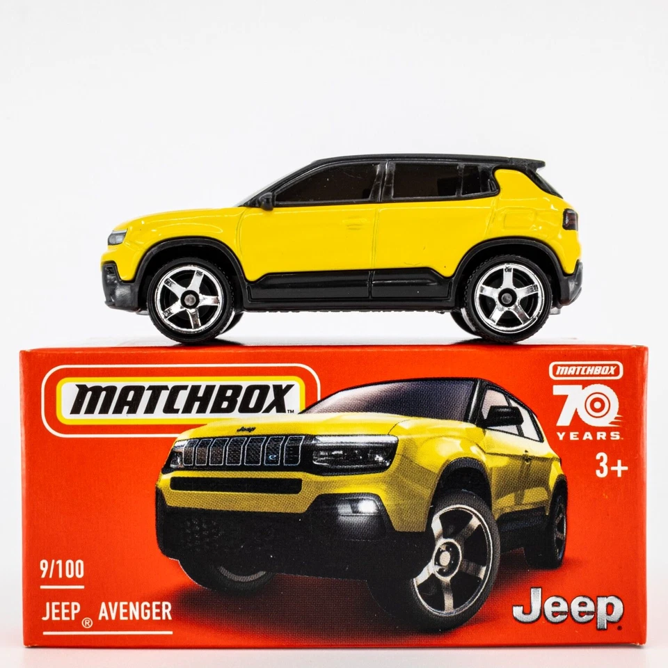 Matchbox Power Grabs #9 Jeep® Avenger 2023 amarillo sol | FSB Foto 1 de 1