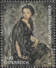 austria 2023 autriche Max Oppenheimer Tilla Durieux 1912  art painting 1v mnh