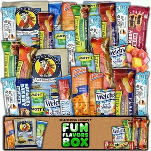 Gesunde Snackbox, Obstsnacks, Granola Riegel, Cracker, Nüssen (45 Stück) Sampler - Bild 1 von 7