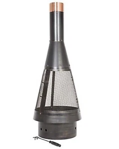 La Hacienda Colorado Steel Chiminea - Picture 1 of 2