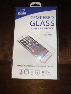 Rhino 高级钢化玻璃屏幕保护膜 适用于三星 S7 — 第 1/3 张图片