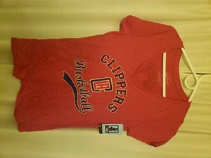 Majestic Threads Chris Paul LA Clippers Women's Red Name & Number Tri-Blend T-Sh - Picture 1 of 3