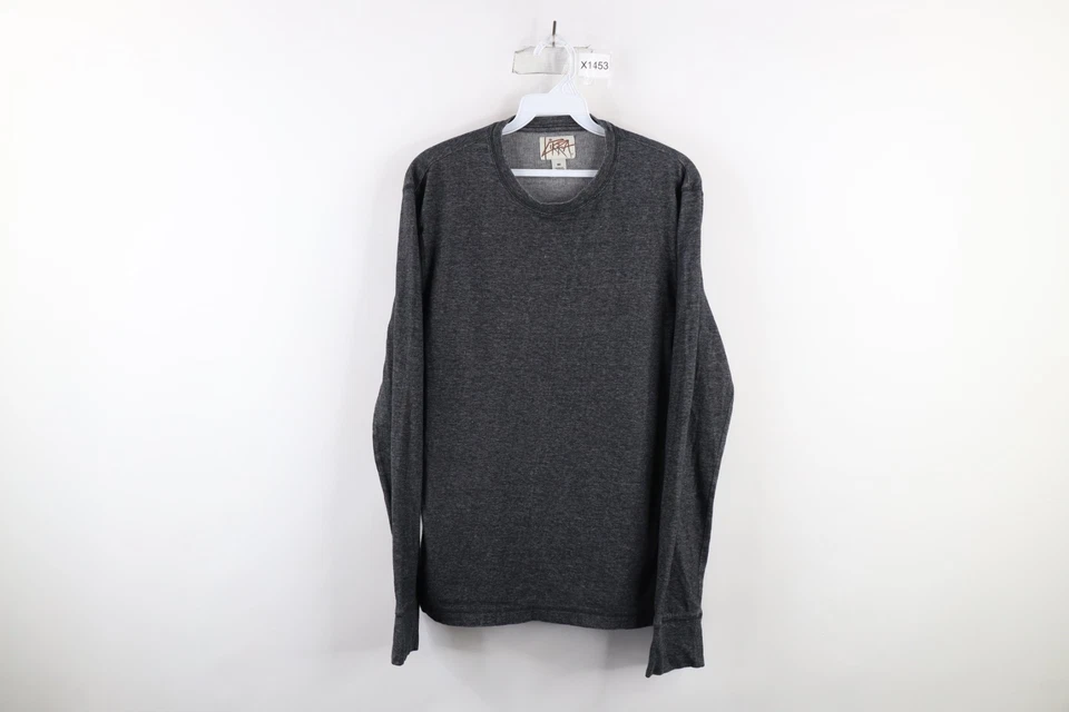 Camiseta gris vintage Kirra Surfing para hombre mediana en blanco tejida térmica manga larga Foto 1 de 4