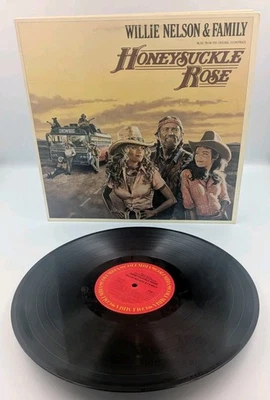 WILLIE NELSON & FAMILY Honeysuckle Rose USED 1980 2LP Soundtrack Vinyl COL-36752 - Image 1 of 4