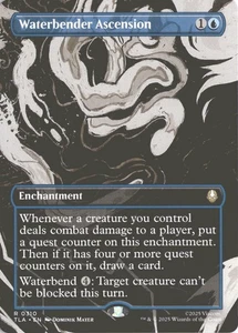 MTG Waterbender Ascension (0310) *Non-Foil* Borderless Avatar MT/NM Free Ship - Picture 1 of 2
