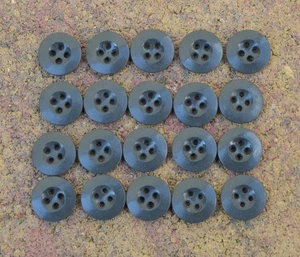 GERMAN WW2 WEHRMACHT SOLDIER GRAY BAKELITE BUTTONS SET of 20 pcs - Picture 1 of 7