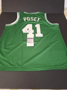 JAMES POSEY Boston Celtics Autographed Signed Custom Style Jersey Coa JSA - Picture 1 of 14