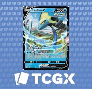 Pokemon - Inteleon V - 078/264 - SWSH08: Fusion Strike - Holo - Ultra Rare NM - Bild 1 von 1