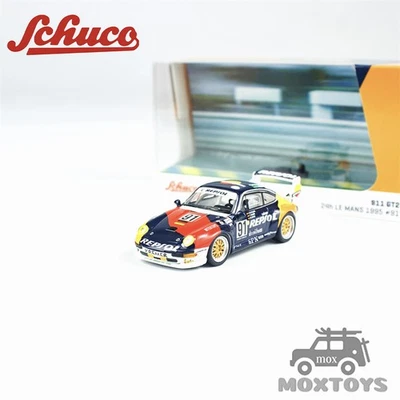 Tarmac Works 1: 64 911 GT2 24 小时 LE MANS 1995 #91 黑色模型车 — 第 1/4 张图片