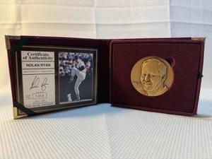 Moneta Nolan Ryan Texas Rangers Highland bronzo come nuova Magnum L/E 1354/3000 - Foto 1 di 5