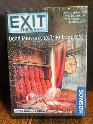 Exit The Game Dead Man on The Orient Express Kosmos Board Game-Free Shipping - Image 1 of 3