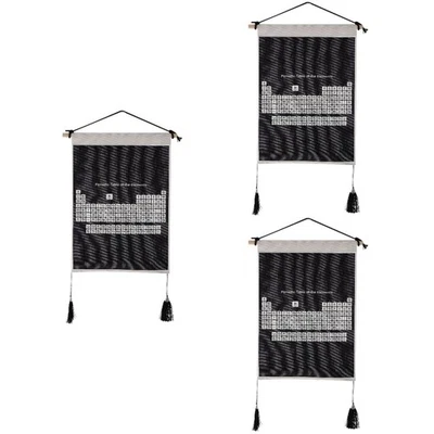  3 PCS Poster Klassenzimmer Periodensystem Der Elemente Schulbedarf - Bild 1 von 4