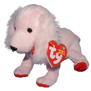 Soneto Ty Beanie Baby - MWMT (perro rosa 2003) San Valentín - Imagen 1 de 1