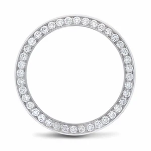 JUEGO DE CUENTAS PARA HOMBRE 3CT BISEL DIAMANTE NATURAL 18KW PARA ROLEX SUBMARINER, GMT MASTER 2 - Imagen 1 de 7