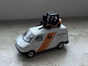 Siku Modell 0820 0824 0825 VW T4 Werbemodell Still Stapler-Service Weiß/Orange - Bild 1 von 5