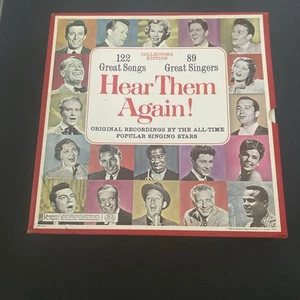 Readers Digest Collectors Edition : Hear Them Again. 122 Songs By 89 Singers. - Picture 1 of 4