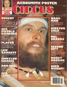 Circus Magazine March 16 1978 Ted Nugent Kiss Rick Wakeman Emmylou Harris Leif G - Bild 1 von 21