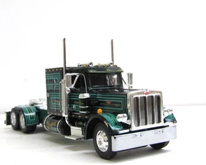DCP green Peterbilt 359 60" Mercury flattop sleeper tractor new no box 1/64 - Picture 1 of 4