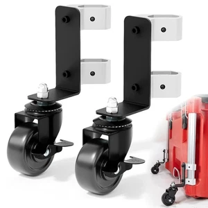 Ruote in metallo per Milwaukee Packout cassetta degli attrezzi arrotolabile - Foto 1 di 5