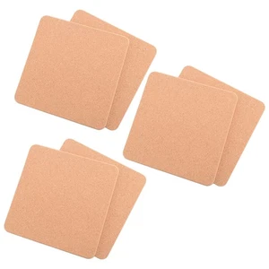 Sottobicchieri in Sughero, 6 Pezzi Sottobicchieri in Sughero Quadrati Spessore Alta Densità per 7939 - Foto 1 di 7