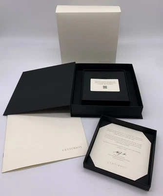 AMERICAN EXPRESS CENTURION REPLACEMENT BOX INFO AND BOOKLET NO CARD -EMPTY BOX - Image 1 of 4