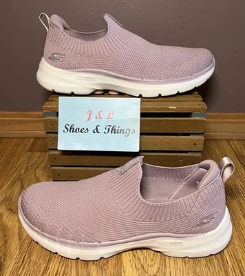 Skechers GoWalk Woman's 7 Slip-On Stretch Fit AirCooled Mauve 124557W - Image 1 of 4