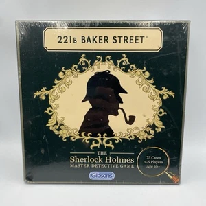 221B Baker Street The Sherlock Holmes Master Detective Game Gibsons NEW FREE P&P - Picture 1 of 7