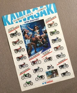 Vintage 1978 Kawasaki Motorcycle Catalog Z750 Z400 KH500 Z650 Rare Japanese - Bild 1 von 9
