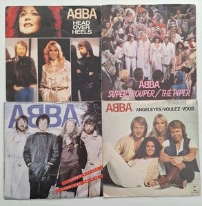 Abba X 4 Epic Records Original UK 7"Singles All Listed - Picture 1 of 2