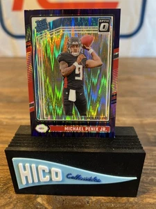2024 Panini Donruss Optic Rated Rookie Michael Penix Jr. #279 Purple Shock - Bild 1 von 3